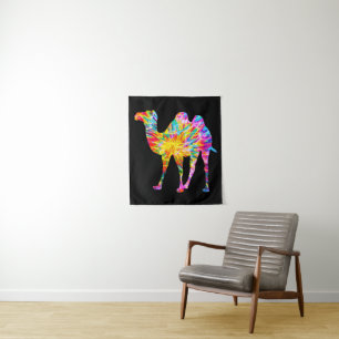 TIE DYE KAMEEL WANDKLEED