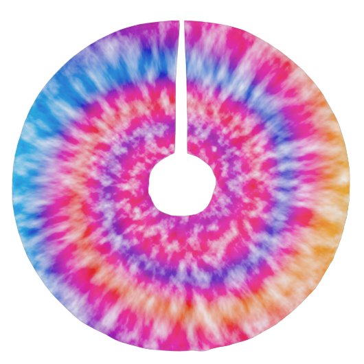 Tie Dye Kerstboom Rok (Voorkant)