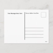 Tie Dye kerstfoto-Briefkaart - HAMbWG Feestdagenkaart (Achterkant)