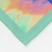 Tie Dye Kijk Blanket Throw Fleece Deken (Hoek)