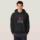 Tie Dye Kindergarten Typografische Team Kindergart Hoodie (Voorkant volledig)