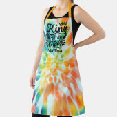 Tie Dye King of the Kitchen All-Over Print Schort (Insitu)
