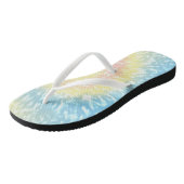 Tie Dye Kleurrijke Batik Hippy Stijl Teenslippers (Schuin)