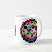 Tie Dye Kogelvis Koffiemok (Voorkant rechts)
