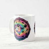 Tie Dye Kogelvis Koffiemok (Voorkant links)