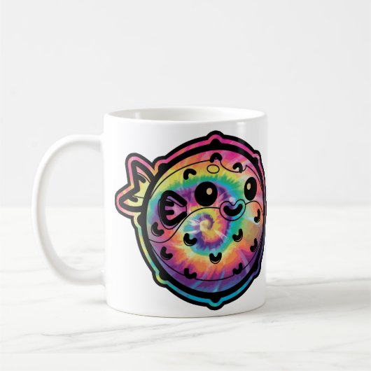 Tie Dye Kogelvis Koffiemok (Links)