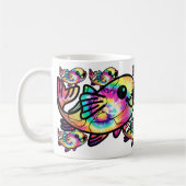 Tie Dye Koi Vis Koffiemok (Links)