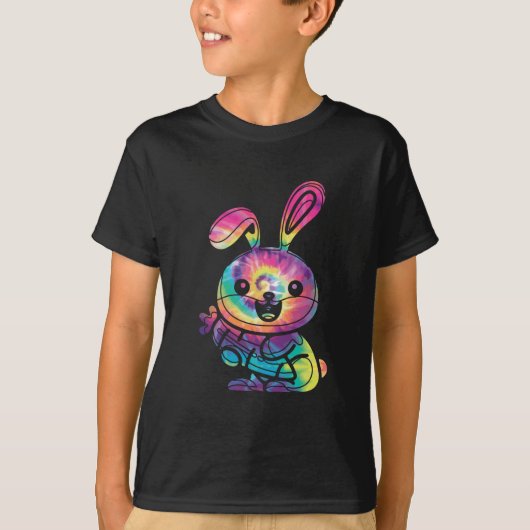 Tie Dye - Konijn T-shirt (Voorkant)