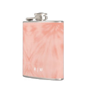 Tie Dye | Koraalroze moderne pasta Heupfles (Links)