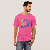 Tie Dye Kruis God Jezus Geloof Hippie Christelijk T-shirt (Voorkant volledig)