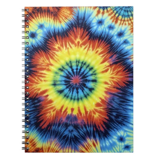 Tie-dye-kunst Notitieboek (Voorkant)