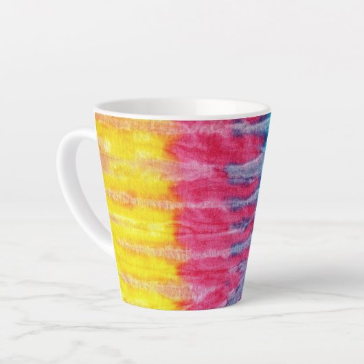 Tie dye latte mok (Linkerhoek)
