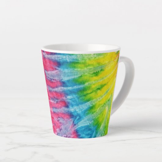 Tie dye latte mok (Rechterhoek)