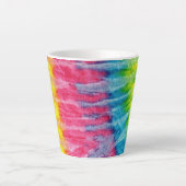 Tie dye latte mok (Voorkant)