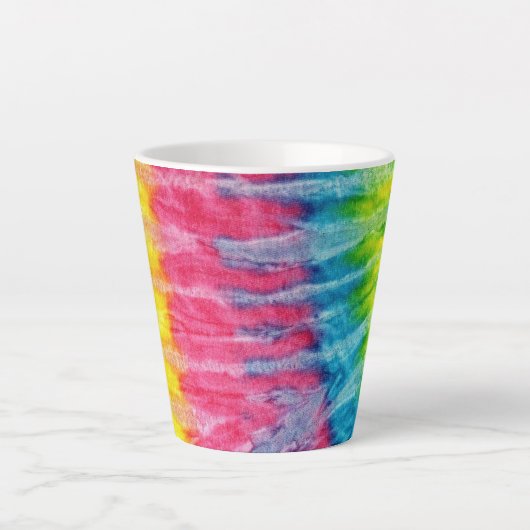 Tie dye latte mok (Voorkant)