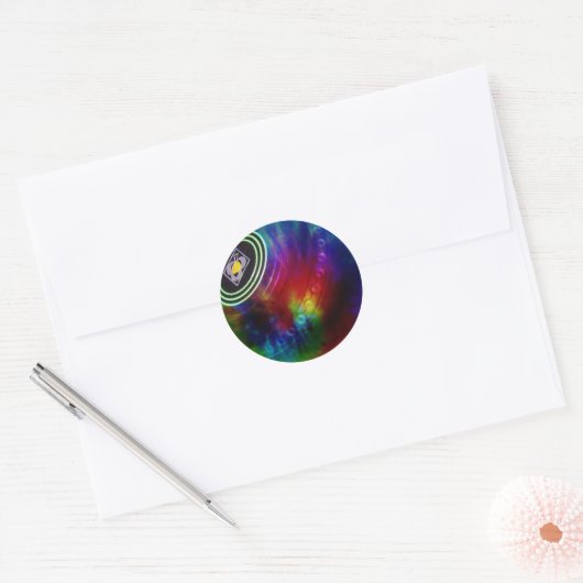 Tie Dye Lawn Bowls, Stickers (Envelop)