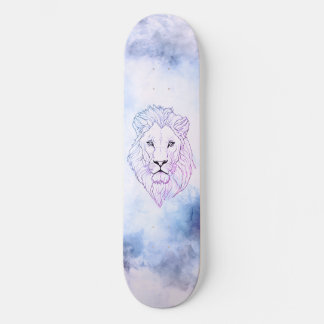 Tie-dye leeuwen skateboarden persoonlijk skateboard