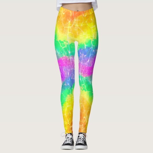 Tie Dye Leggings Multicolored (Voorkant)