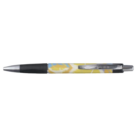 Tie Dye Lemon Citrus Fruit Swirly Pattern Pen (Achterkant)