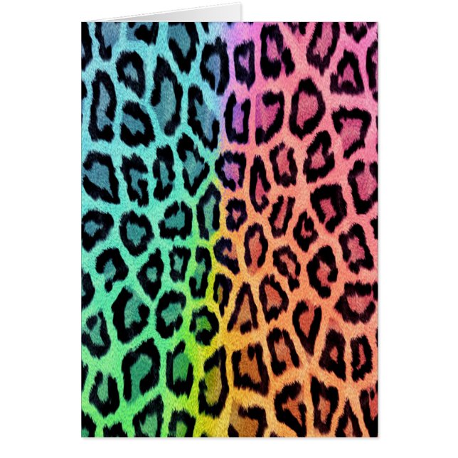 Tie Dye Leopard Print (Voorkant)