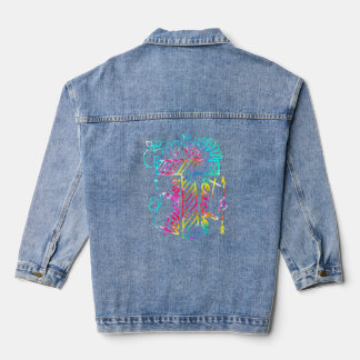 Tie Dye leraar Leven leraar Leerlingenwaardering Denim Jacket