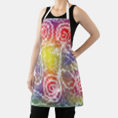Tie Dye Line Art Apron Schort (Insitu)