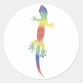 Tie Dye Lizard Sticker