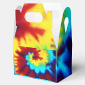 Tie Dye Look Favor Geschenkdoos Bedankdoosjes (Geopend)