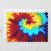 Tie Dye look Signiture Invitations All Occcation Kaart (Voorkant)