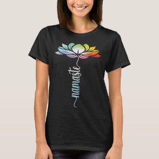 Tie Dye Lotus Bloem Yoga Zen Meditatie Namaste T-shirt