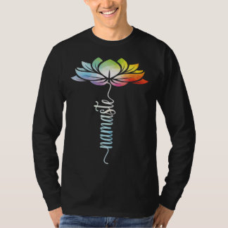 Tie Dye Lotus Bloem Yoga Zen Meditatie Namaste T-shirt