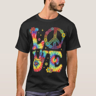 Tie Dye Love Vredesteken Hippie T-shirt