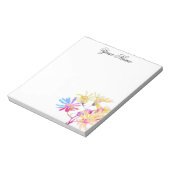 Tie-Dye Madeliefje Schets Notitieblok (Linkerzijde)