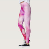 Tie dye magenta waterverf leggings (Links)