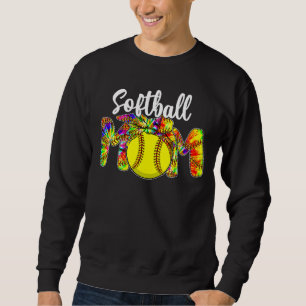 Tie Dye mam Softball mama van Softball Player moed Trui