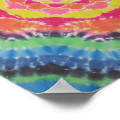 Tie Dye Mandala Canvas Poster (Hoek)