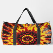 Tie Dye Mandala Patroon monogram gepersonaliseerd Plunjezak (Voorkant)