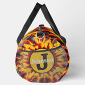Tie Dye Mandala Patroon monogram gepersonaliseerd Plunjezak (Rechts)