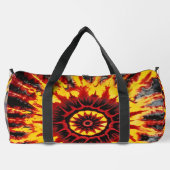 Tie Dye Mandala Patroon monogram gepersonaliseerd Plunjezak (Achterkant)
