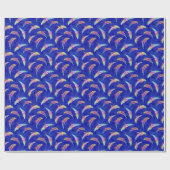 Tie Dye Marine Animals Dolphins Marlins Cadeaupapier (Vlak)