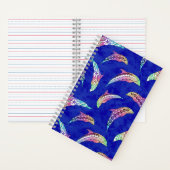 Tie Dye Marine Animals Dolphins Marlins Notitieboek (Binnen)