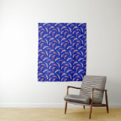 Tie Dye Marine Animals Dolphins Marlins Wandkleed (In situ)