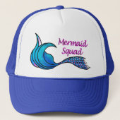 Tie Dye Mermaid Squad Trucker Pet (Voorkant)