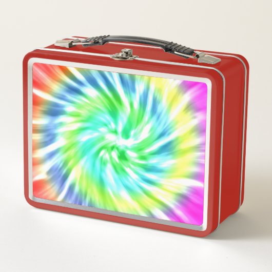 Tie Dye Metal Lunch Box (Voorkant)