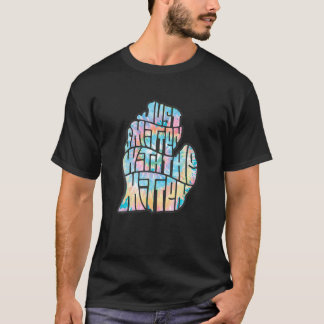 Tie Dye Michigan Native Smitten Met De Mitten T T-shirt