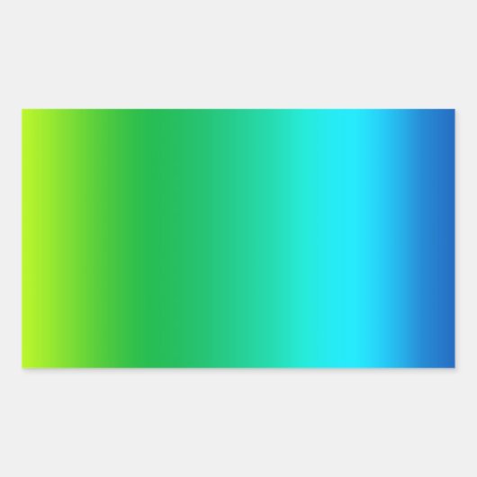 Tie Dye Mid Spectrum Colors Rechthoekige Sticker (Voorkant)