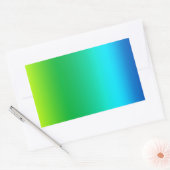 Tie Dye Mid Spectrum Colors Rechthoekige Sticker (Envelop)