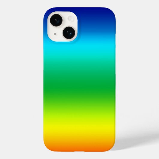 Tie Dye Mid Spectrum Rainbow-kleuren Case-Mate iPhone Case (Achterkant)