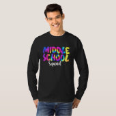 Tie Dye Middelbare School Squad Terug naar school T-shirt (Voorkant volledig)
