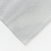 Tie Dye | Modern minimalistisch grijs monogram Fleece Deken (Hoek)